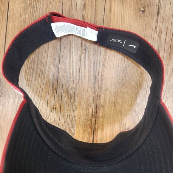Nike Washington State Cougars Visor Red Strap Back Dri-Fit Golf Tennis College - Picture 9 of 11
